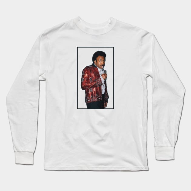 Donald Glover Long Sleeve T-Shirt by RoanVerwerft
